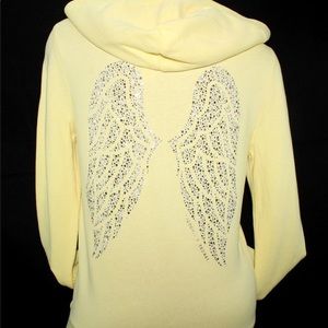 Victoria's Secret Bling Angel Wings M Hoodie